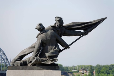 Monument in honor of the revolutionaries of 1905