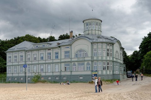 Former spa building