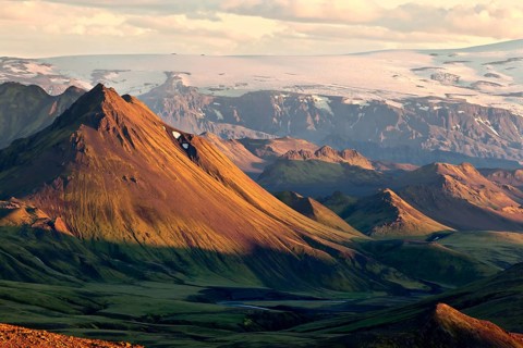 Myrdalsjokull glacier