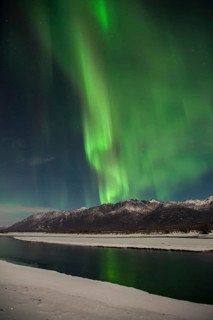 Aurora Borealis over the Knik River Valley