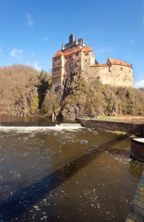 Kriebstein castle on the Zschopau river