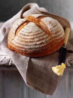 Artisan organic English Rye loaf