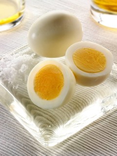 Traditional British pickled eggs