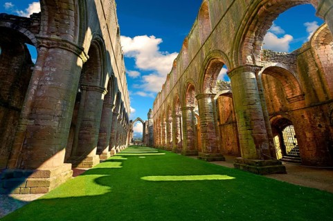 Central Aisle of Fountains Abbey