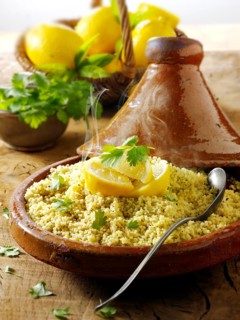 Lemon and coriander couscous