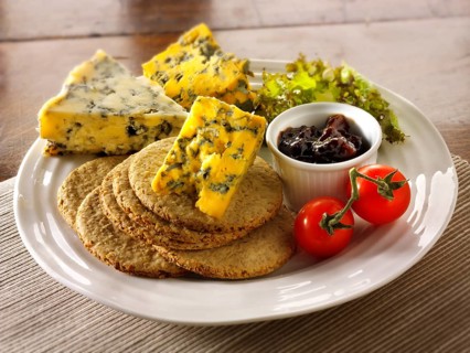 Biscuits with Stilton
