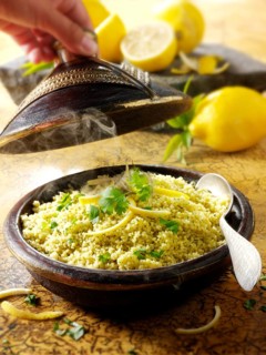 Lemon and coriander couscous