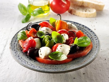 Buffalo mozzarella and tomato salad
