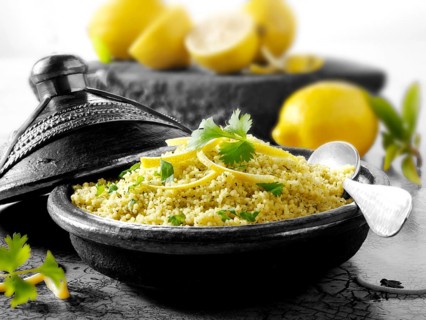 Lemon and coriander couscous