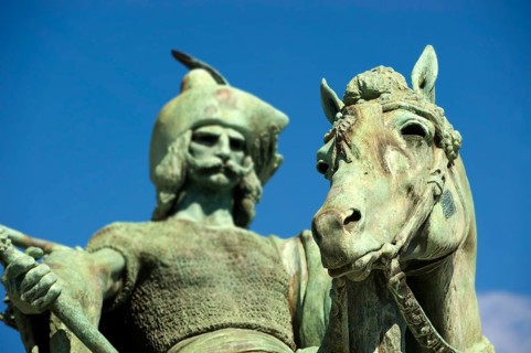 Equestrian statue