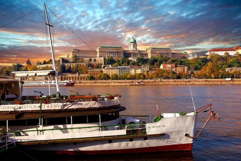 Buda Castle Hill with the Danube