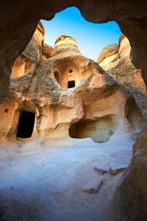 Early Christian church in the Fairy Chimneys near Zelve