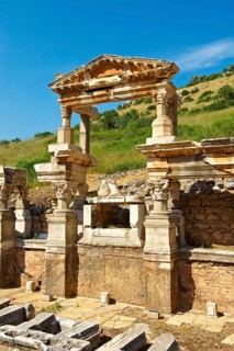 The Fountain of Emperor Trajan on Curetes Street