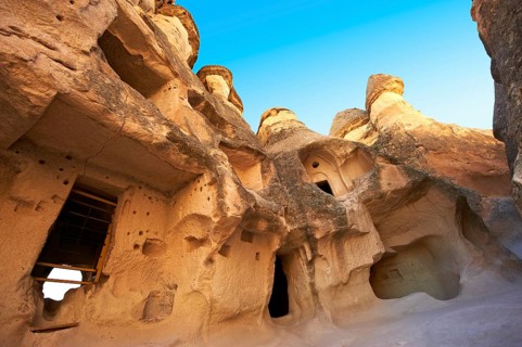 Early Christian church in the Fairy Chimneys near Zelve