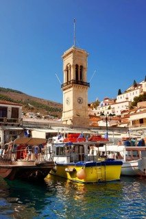 The historic port of Hydra