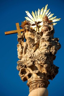 Baroque Holy Trinity coloumn