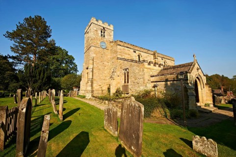 The Norman church of Lastingham church