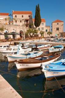 Fishing boats in Bol harbour