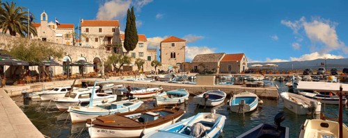 Fishing boats in Bol harbour