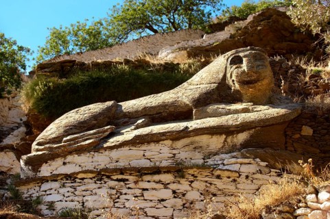 The ancient Lion of Kea