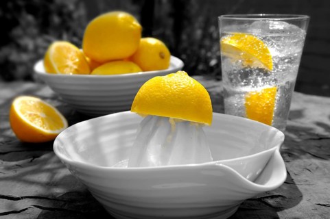 Home-made lemonade