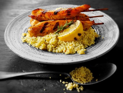 Chicken Kebab and couscous
