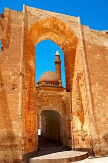 Entrance to Ishak Pasha Palace