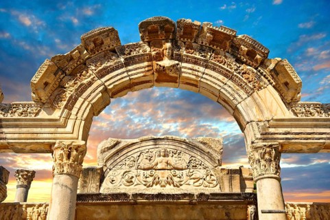 The Temple of Emperor Hadrian on Curetes Street