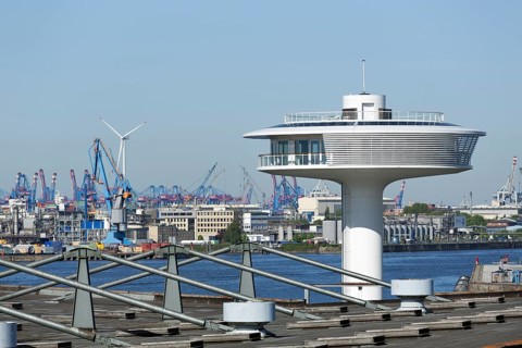 Lighthouse Zero residential building on the Baakenhöft