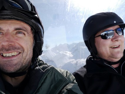 Two skiers on Fellhorn