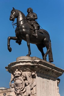 King George IV equestrian statue in Trafalgar Square