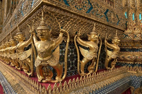 Garuda with Nagas