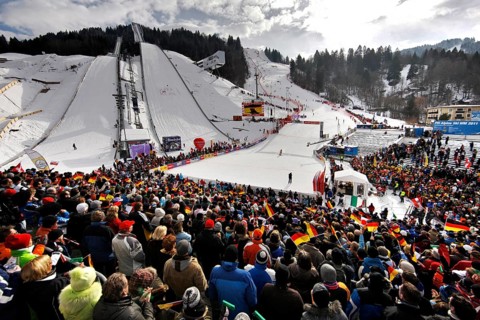 Slalom on Gudiberg Mountain