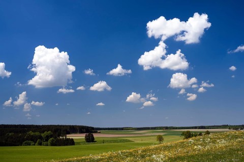 Landscape in Lechrain near Reichling