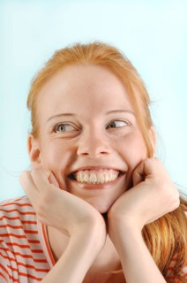 Young red-haired woman
