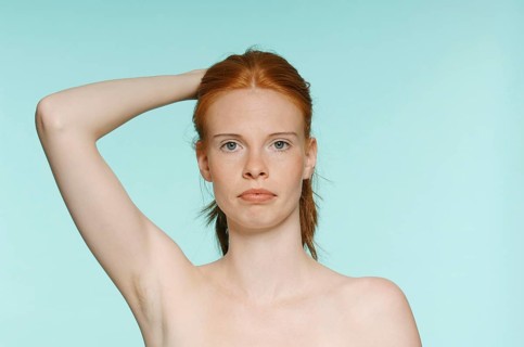 Young red-haired woman