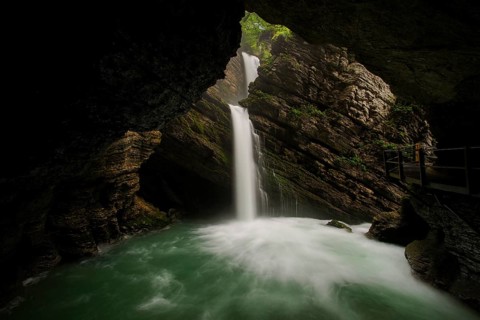 Thur waterfalls near Wildhaus