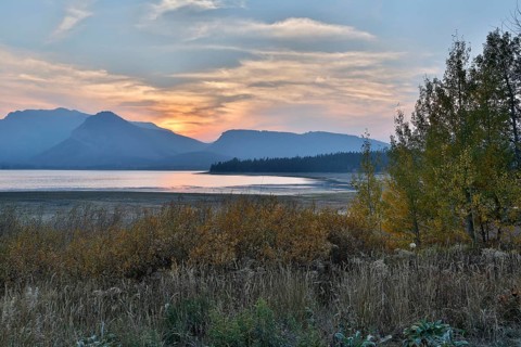 Evening at Lewis Lake