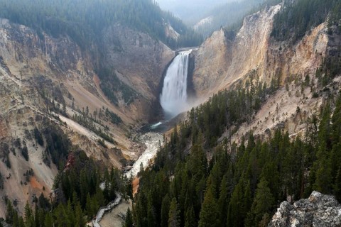 Lower Falls at the Grand Canyon of the Yellowstone
