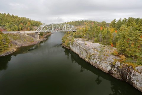 Bridge over the French River