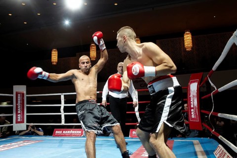 Professional boxing match
