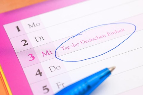 German appointment calendar