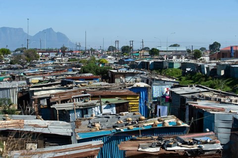 View of Khayelitsha township from N2 highway