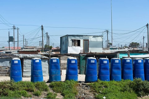 Public toilets in Khayelitsha township