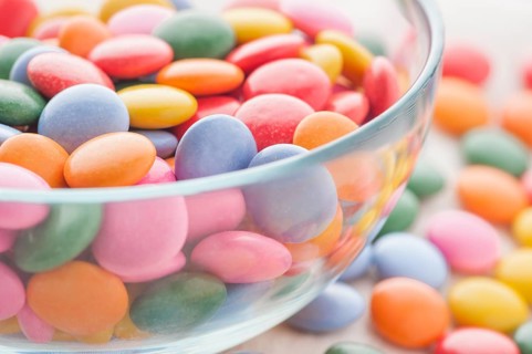 Multicolored candy