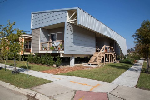 New homes built by Brad Pitt's Make It Right Foundation