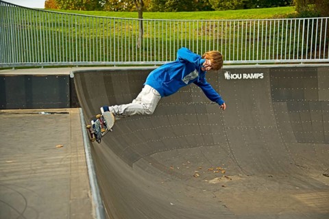 Twelve-year-old skater