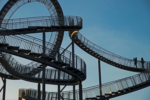Landmark 'Tiger & Turtle - Magic Mountain' by Heike Mutter and Ulrich Genth