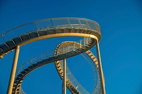 Landmark 'Tiger & Turtle - Magic Mountain' by Heike Mutter and Ulrich Genth