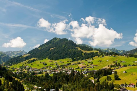 Hirschegg in Kleinwalsertal Valley